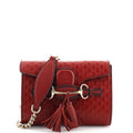 Emily Chain Flap Bag (Outlet) Microguccissima Leather Mini
