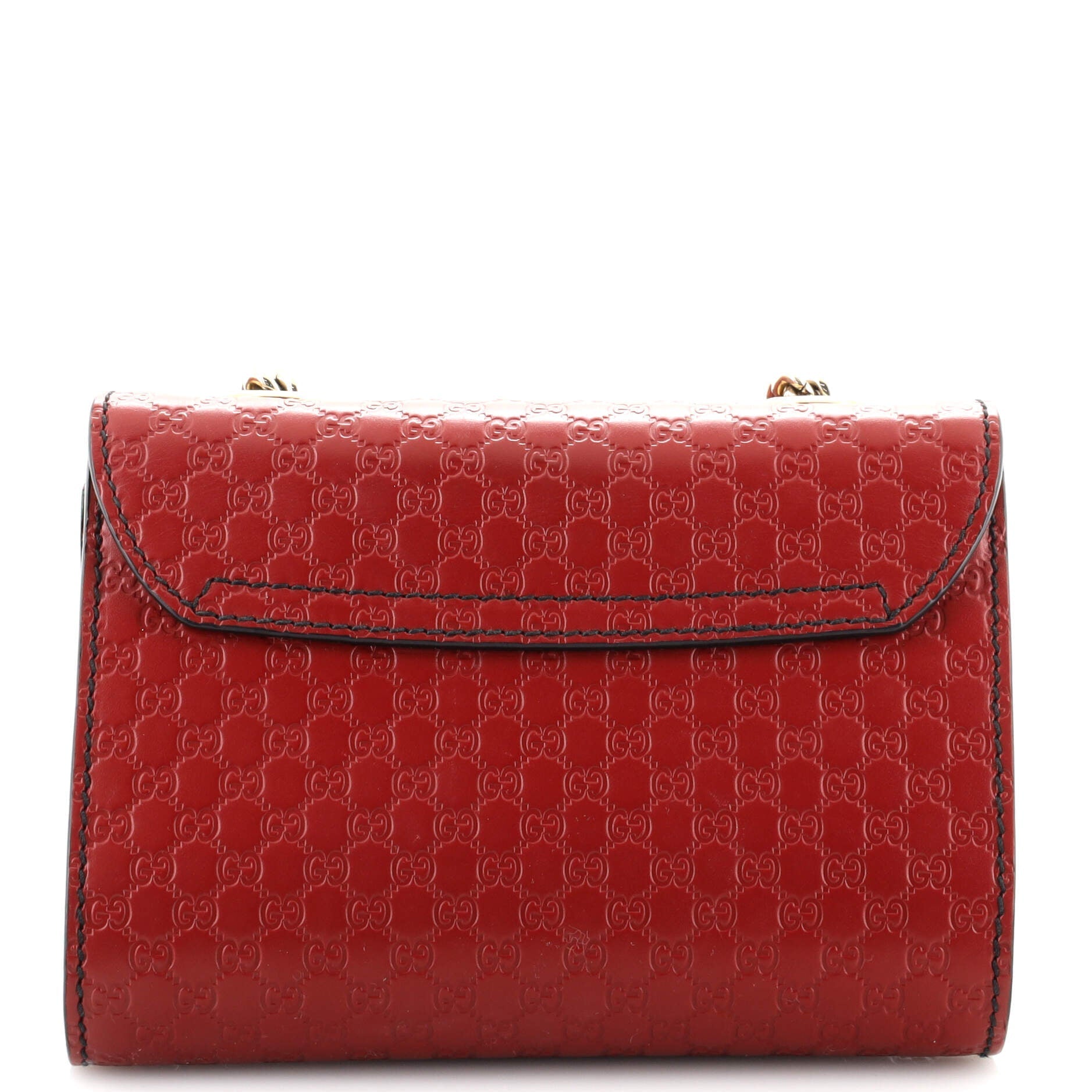 Emily Chain Flap Bag (Outlet) Microguccissima Leather Mini