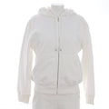 Women's Coco Chanel Zip Up Hoodie Embellished Cotton