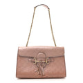 Shine Guccissima Medium Emily Chain Shoulder Bag Dark Cipria