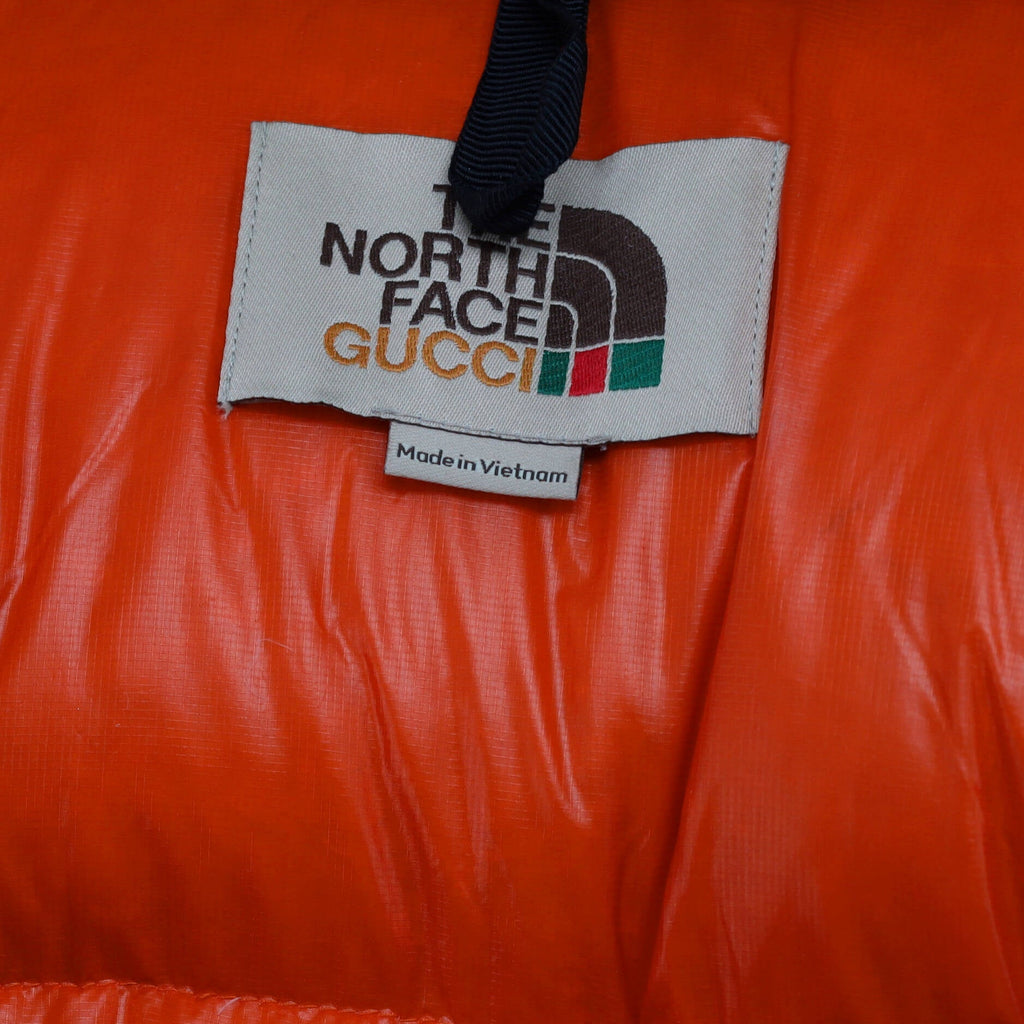 Men's Gucci x The North Face Puffer Jacket Quilted Printed Polyamide with Down