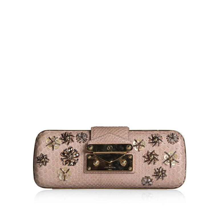 Louis Vuitton Minaudiere Python Clutch