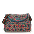 GG Supreme Monogram Gucci Wolf Diaper Bag Beige Red