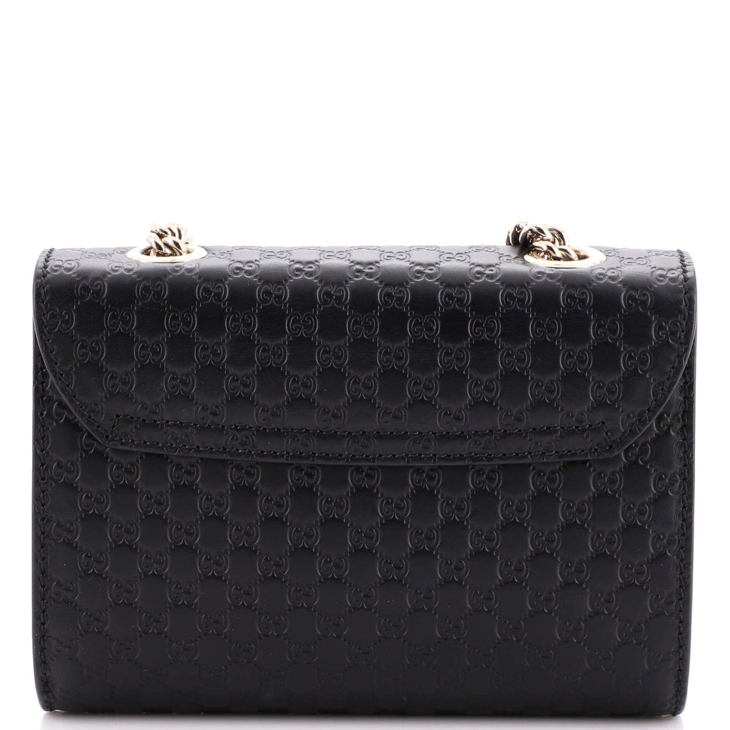 Emily Chain Flap Bag Guccissima Leather Mini