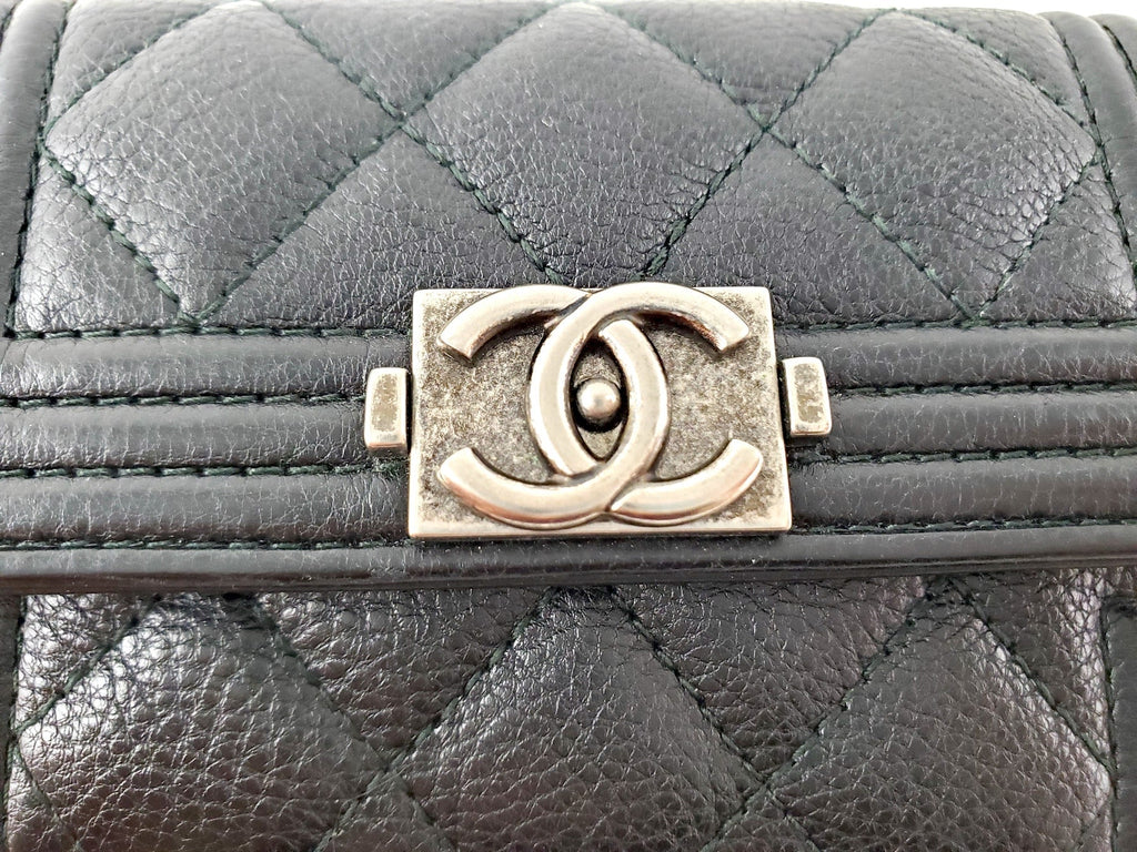 Chanel 2016 Boy Calfskin Leather O  Holder Case