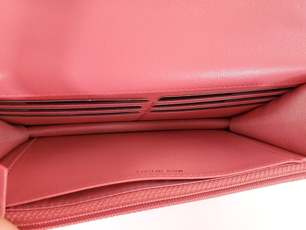 New CHANEL 19 21A Pink Wallet on the Chain WOC Bag
