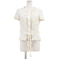 Chanel Tweed Linen Blend Jacket