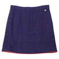 Chanel P51808 Tweed Gripoix COCO Mark Charm Wool Skirt