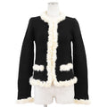 Chanel Mohair Blend Knit igan Jacket