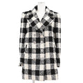 Chanel P54393 Tweed Wool Silk Coat