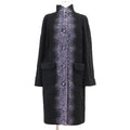 Chanel P52273 Tweed Cashmere Silk Wool Long Coat