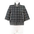 Chanel P61326 Tweed Silk Blend Cropped Jacket