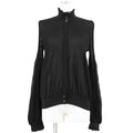 Chanel P29729 Knit Lace Combination Stand Collar igan
