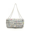 Chanel Coco Mark Paint Graffiti Leather Shoulder Bag