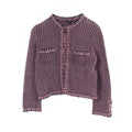 Chanel Coco Mark Button Cashmere Cotton igan