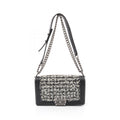 Chanel Boy Chanel Leather Fabric Shoulder Bag
