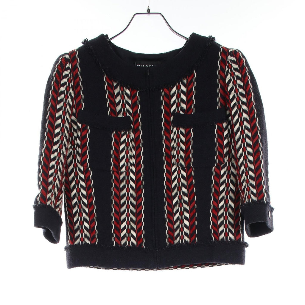Chanel Tricolore Wool Outerwear