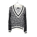 Chanel Coco Mark Cotton Rayon Knit Top