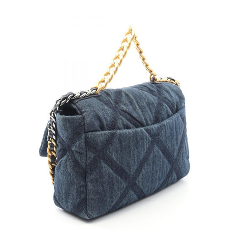 Chanel 19 Matelasse Denim Shoulder Bag