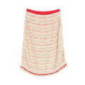 Chanel Silk Wool Skirt