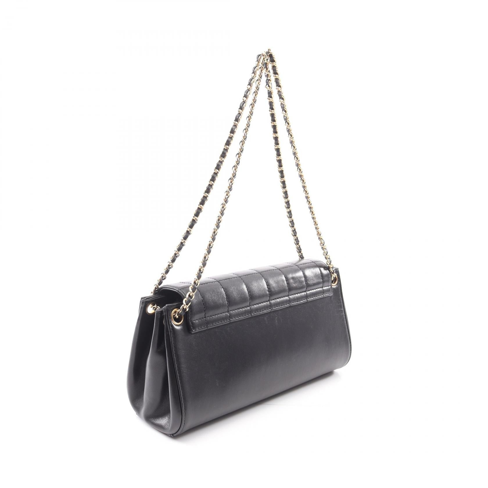 Chanel 2.55 Choco Bar Lambskin Shoulder Bag