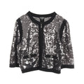 Chanel Coco Mark Sequin Nylon Cotton Jacket