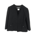Chanel Coco Mark Button Wool Jacket