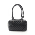 Chanel Cambon Line Calfskin Patent Leather 2way Shoulder Bag