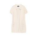 Chanel Coco Mark Button Cotton igan
