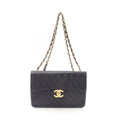 Chanel Deauville Matelasse 34 Lambskin Shoulder Bag