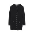 Chanel Coco Mark Lion Button Cotton igan