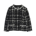 Chanel Coco Mark Button Wool Silk Blouse