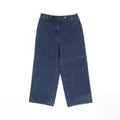 Chanel Coco Mark Button Cotton Denim Pants