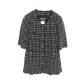 Chanel Gripoix Button Tweed Wool Cotton Jacket
