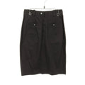 Chanel Coco Mark Button Cotton Skirt