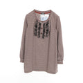 Chanel Coco Mark Button Cotton Top