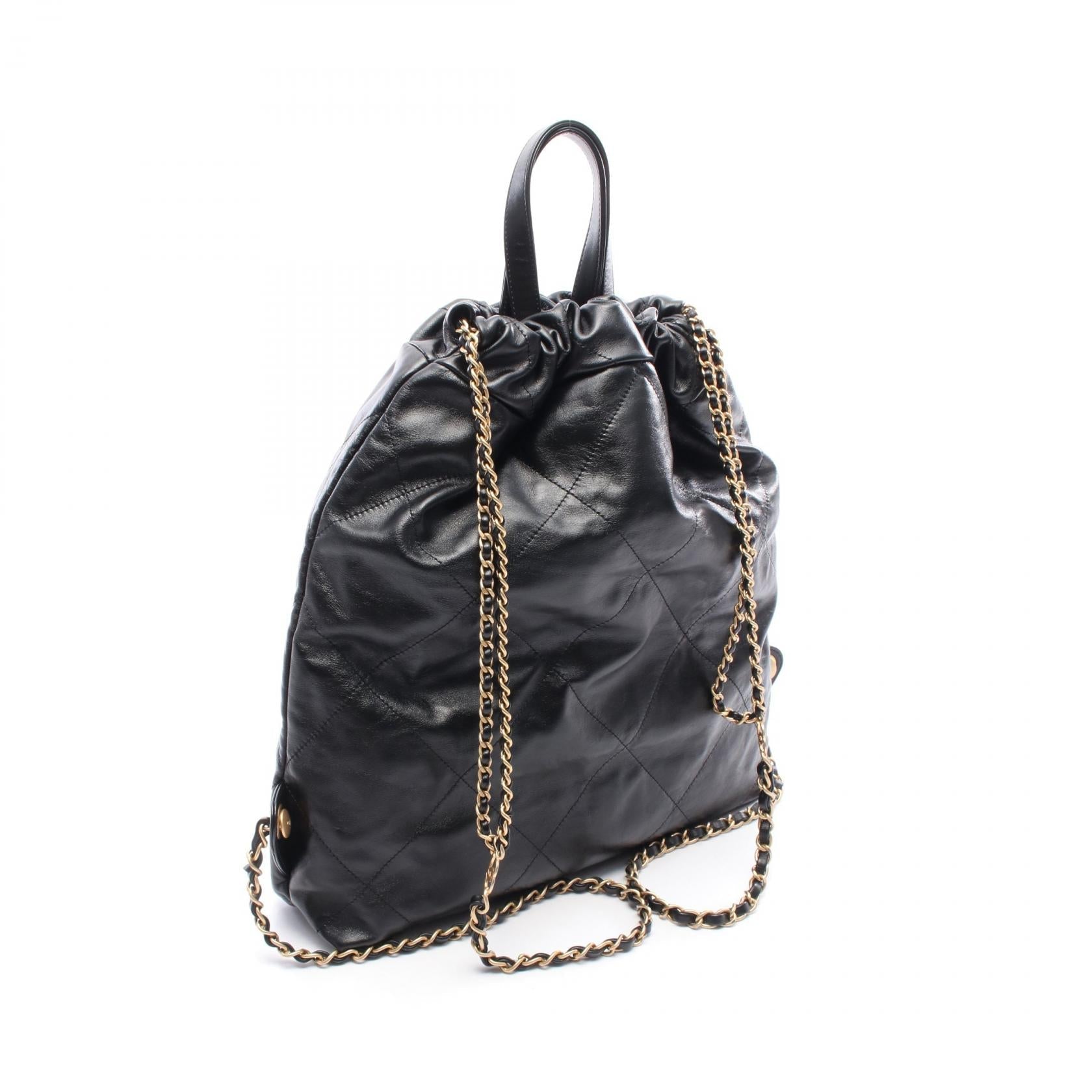 Chanel 22 Large Leather Backpack