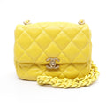 Chanel Mini Matelassé Lambskin Shoulder Bag