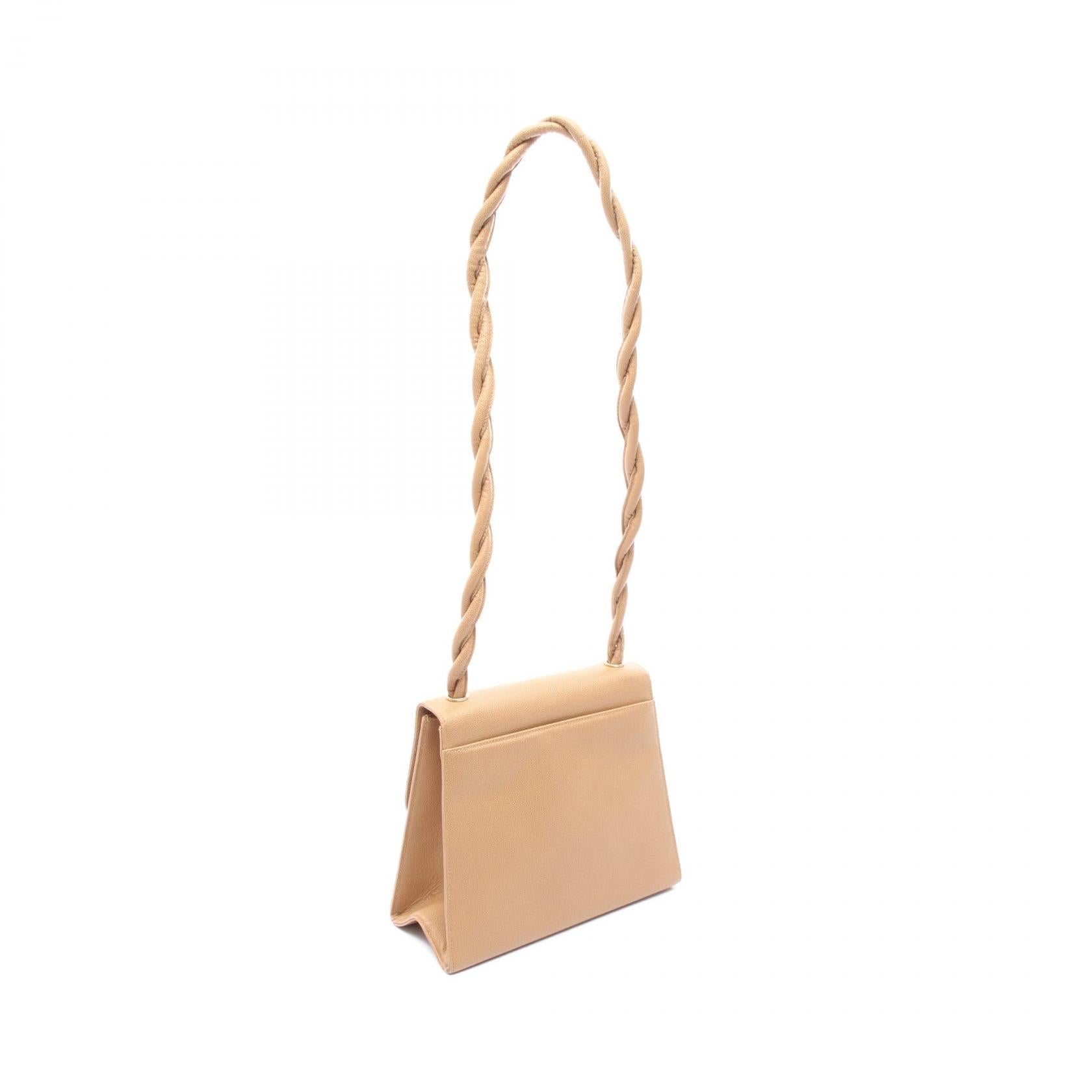 Chanel Coco Mark Caviar Skin Shoulder Bag