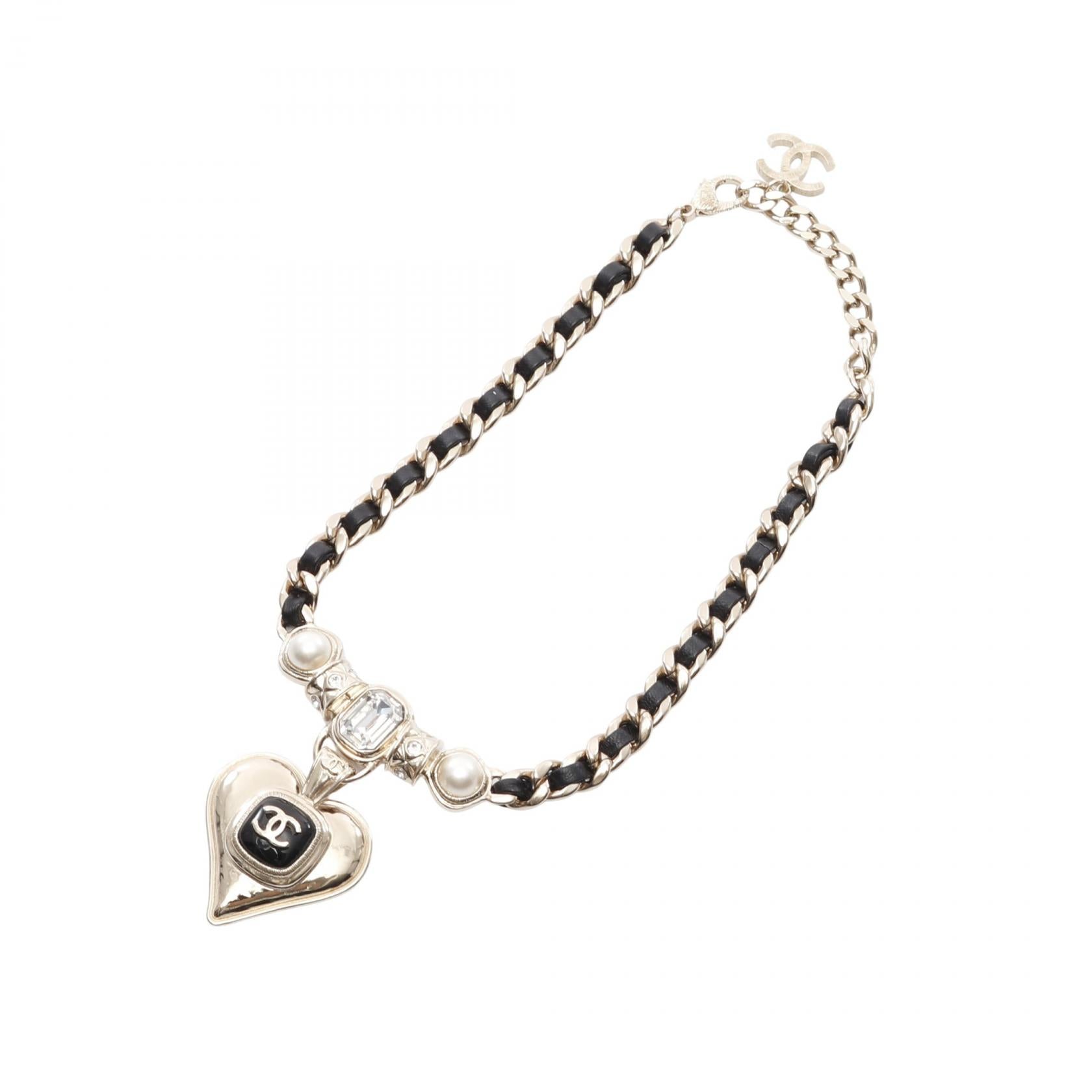 Chanel Coco Mark Heart Necklace