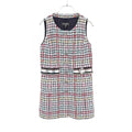 Chanel Coco Mark Button Tweed Cotton Nylon Long Gilet