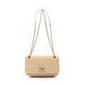 Chanel Diagonal Quilting Goatskin Shoulder Bag