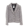 Chanel Coco Mark Button Silk Cotton Rayon Tweed Outerwear