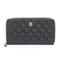 Chanel Classic Long Zip Wallet Grained Calfskin Wallet
