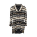Chanel Coco Mark Button Nylon Wool Polyester Outerwear