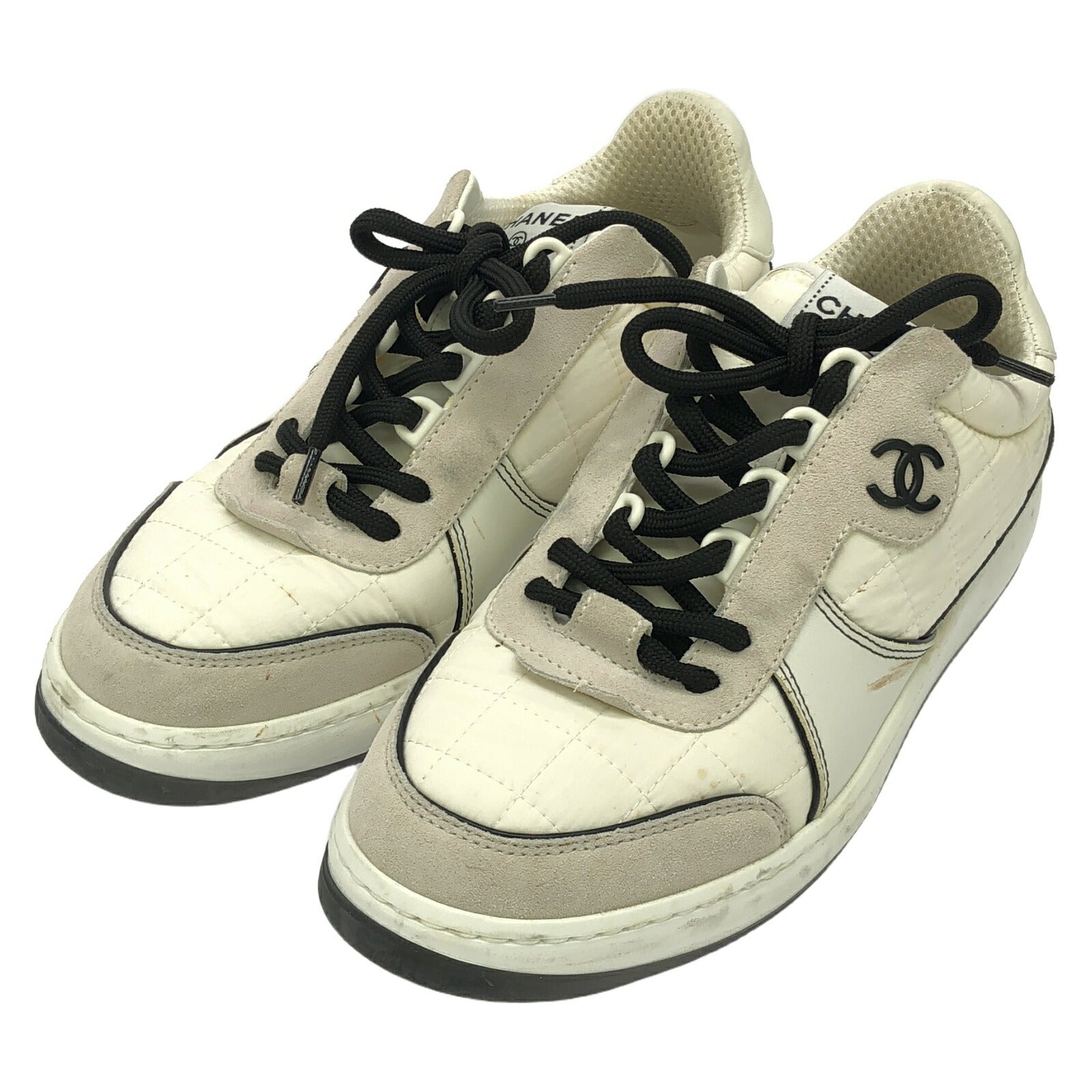 Chanel Fabric Sneakers