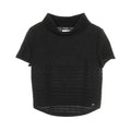 Chanel Coco Mark Button Cotton Rayon Knit Top