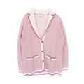 Chanel Lion Button Cotton igan