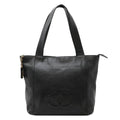 Chanel Coco Mark Caviar Skin 2way Tote Bag