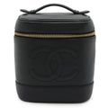 Chanel Coco Mark Caviar Skin Vanity Bag
